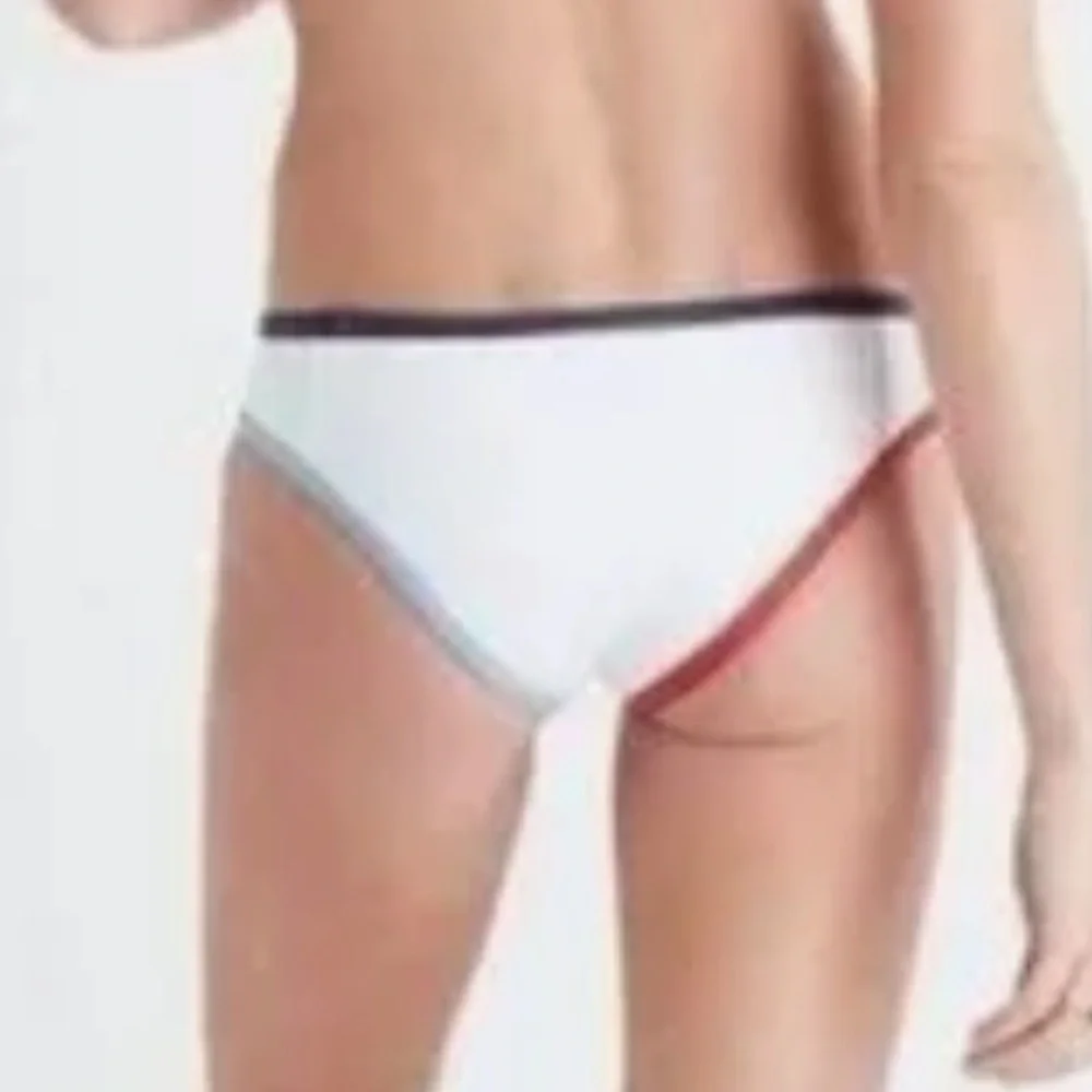 🇺🇸☀️tavik Jayden Americana Womens White New Colorblock Moderate bottom - Picture 2 of 5